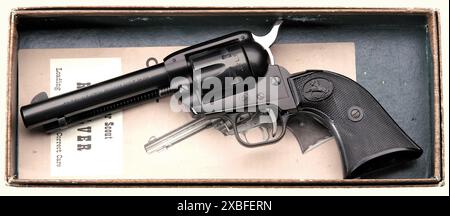 Handfeuerwaffen, Revolver, Colt Model 1878 Frontier, Scout, Kaliber .22, EIGENSCHAFTSFREIGABE Stockfoto