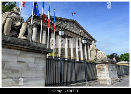 Paris, Frankreich. Mai 2016. Illustration der Nationalversammlung in Paris, Frankreich am 21. Mai 2016. Foto von Pascal Baril/ABACAPRESS. COM Credit: Abaca Press/Alamy Live News Stockfoto