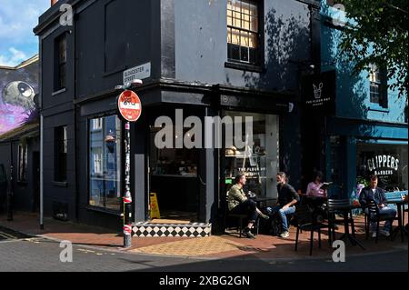 North Laine, Brighton, England Stockfoto