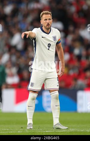 Harry Kane of England - England gegen Island, International Friendly, Wembley Stadium, London, Großbritannien - 7. Juni 2024 nur zur redaktionellen Verwendung Stockfoto