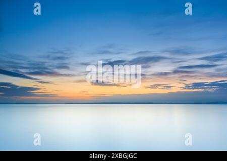 Geographie / Reise, Schweiz, Blick von Arbon über den Bodensee bei Sonnenaufgang, KEINE EXKLUSIVE VERWENDUNG FÜR FALTKARTEN-GRUSSKARTEN-POSTKARTEN-NUTZUNG Stockfoto