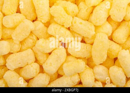 Maisstäbchen Nahaufnahme von oben Stockfoto