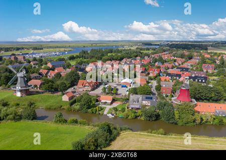 Geografie / Reise, Deutschland, Niedersachsen, Drohnenansicht, ADDITIONAL-RIGHTS-CLEARANCE-INFO-NOT-AVAILABLE Stockfoto