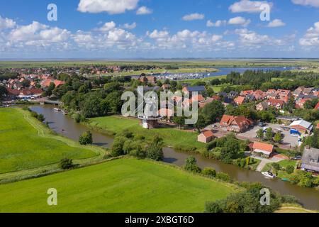 Geografie / Reise, Deutschland, Niedersachsen, Drohnenansicht, ADDITIONAL-RIGHTS-CLEARANCE-INFO-NOT-AVAILABLE Stockfoto