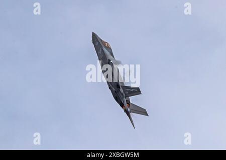 F-35 Lightning von RAF Marham, RAF Cosford Airshow, Midlands, Großbritannien, 9. Mai 2024 Stockfoto