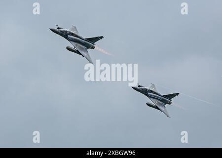 Couteau Delta Role Demo Team, RAF Cosford Airshow, Midlands, Großbritannien, 9. Mai 2024 Stockfoto