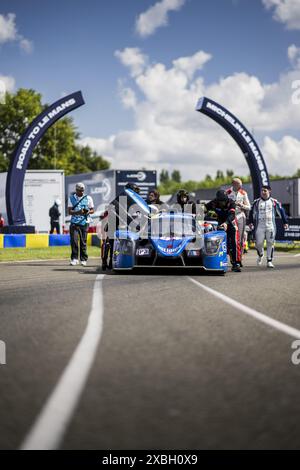 84 LEMOINE Julien (fra), TROJANI Paul (fra), ans Motorsport, Ligier JS P320 - Nissan, LMP3, #84, Action während der Straße nach Le Mans 2024, 3. Runde des Michelin Le Mans Cup 2024, auf dem Circuit des 24 Heures du Mans, vom 12. Bis 15. Juni 2024 in Le Mans, Frankreich Stockfoto