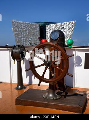 SS Nomadic and Titanic Museum Belfast Nordirland Stockfoto