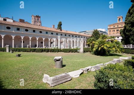 Italien, Latium, Rom, Terme di Diocleziano, Diokletianbäder, Michelangelos Kloster in der Kirche Santa Maria degli Angeli Stockfoto