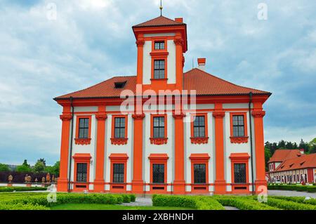 Troja-Palast oder Schloss, Troja, Prag, Tschechische Republik Stockfoto