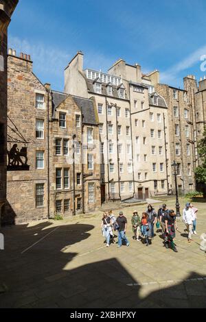 Wardrop's Court an der Royal Mile, Edinburgh Stockfoto