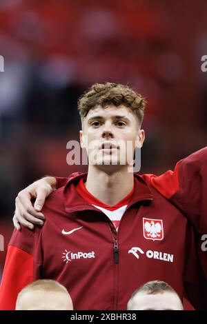 Nicola Zalewski (Polen) wurde während des Freundschaftsspiels zwischen den Nationalmannschaften Polens und der Türkei bei PGE Narodowy gesehen. Endpunktzahl; Polen 2: 0 Türkei. (Foto: Maciej Rogowski / SOPA Images/SIPA USA) Stockfoto