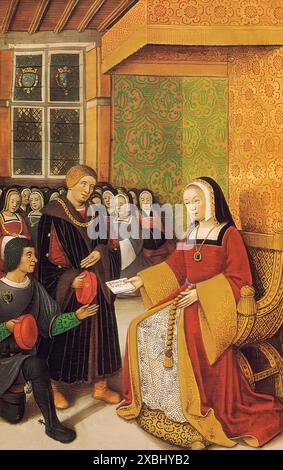 Königin Anne von der Bretagne, Hof der Damen, 1509 Stockfoto