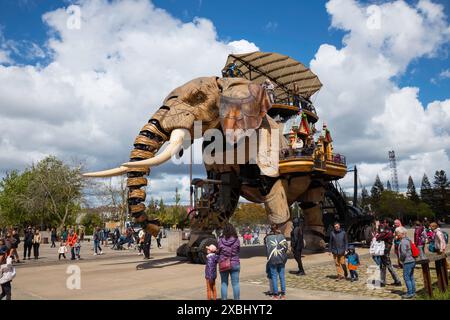 Elefantenmaschinen, Isle of Nantes Stockfoto