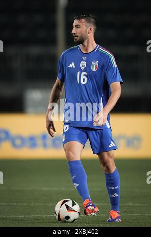 Empoli, Italien. Juni 2024. Italiens Bryan Cristante in Aktion während des Freundschaftsspiels 2024 zwischen Italien und Bosnien und Herzegowina im Carlo Castellani Stadion - Sport, Fußball - Empoli, Italien - Sonntag, 8. Juni 2024 (Foto: Massimo Paolone/LaPresse) Credit: LaPresse/Alamy Live News Stockfoto