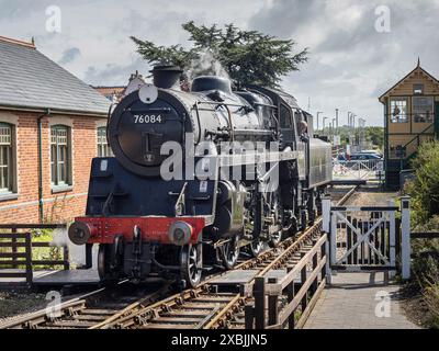 British Railways Standard Class 4MT Loco 76084 Stockfoto