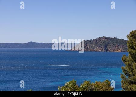 Archipel vor Hyeres im Mittelmeer Stockfoto