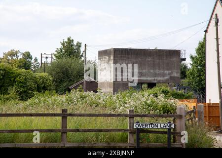 Wasserturm in brutalistischer Architektur in Overton Lane, King,s Lynn, Norfolk Stockfoto