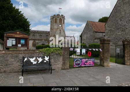 The Church of St Michael and All Angels, Somerton, Somerset, England, Großbritannien Stockfoto