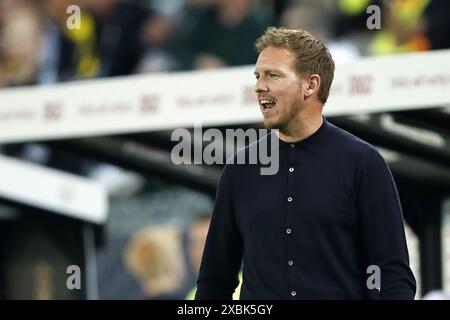 MONCHENGLADBACH - Deutschland-Trainer Julian Nagelsmann während des Freundschaftsspiels zwischen Deutschland und Griechenland am 7. Juni 2024 im Borussia-Park in Monchengladbach. ANP | Hollandse Hoogte | BART STOUTJESDIJK Stockfoto
