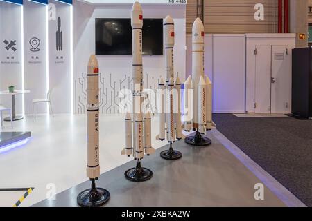 Chinas Raumfahrtprogramm, ILA Deutschland Stockfoto