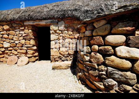 Römische Ruinen von Numancia, Soria, Spanien Stockfoto