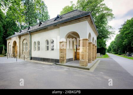 Kolumbarium im alten Trauersaal auf dem melatenfriedhof in köln Stockfoto