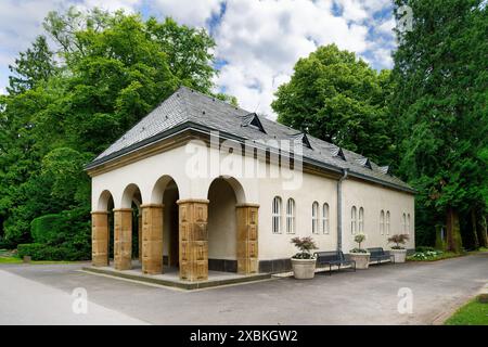 Kolumbarium im alten Trauersaal auf dem melatenfriedhof in köln Stockfoto