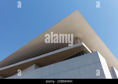 Schwimmendes Dach, Kulturzentrum der Stavros Niarchos Stiftung, Architekt Renzo Piano, Kallithea, Metropolregion Athen, Griechenland Stockfoto