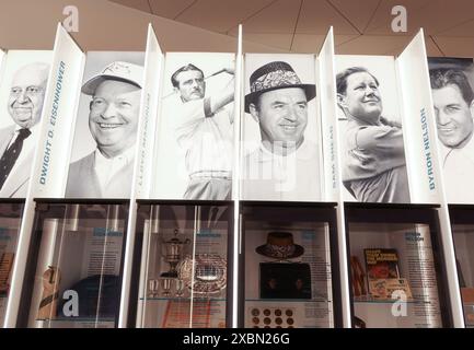 Dorf Pinehurst, Vereinigte Staaten. Juni 2024. Ein neuer Umkleideraum in der World Golf Hall of Fame im USGA Experience Building bei der 124. US Open Championship im Pinehurst Resort & C.C. (Golfplatz Nr. 2) ist zu sehen. In Pinehurst, NC am Mittwoch, 12. Juni 2024. Foto: John Angelillo/UPI Credit: UPI/Alamy Live News Stockfoto