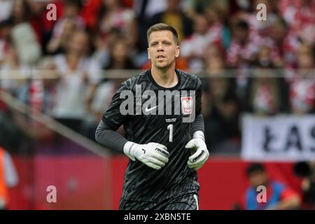 Warschau, Polen. Juni 2024. Wojciech Szczesny aus Polen wurde während des Freundschaftsspiels zwischen Polen und Turkiye bei PEG Narodowy gesehen. Endstand: Polen 2:1 Turkiye. (Foto: Grzegorz Wajda/SOPA Images/SIPA USA) Credit: SIPA USA/Alamy Live News Stockfoto