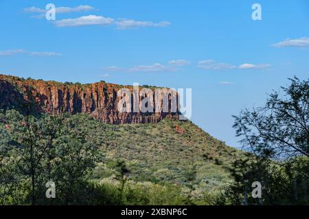 Der Waterberg Plateau Park ist ein Nationalpark im Zentrum Namibias auf dem Waterberg Plateau Stockfoto