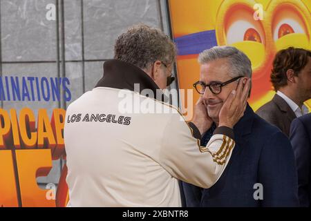 New York, Usa. Juni 2024. NEW YORK, NEW YORK – JUNI 09: (L-R) will Ferrell und Steve Carell nehmen am 9. Juni 2024 in New York City an der Premiere „Despicable Me 4“ im Jazz at Lincoln Center Teil. Quelle: Ron Adar/Alamy Live News Stockfoto