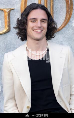 10. Juni 2024, London, England, UK - Harry Collett besucht House of the Dragon Staffel 2 UK Premiere, Odeon Leicester Square Stockfoto