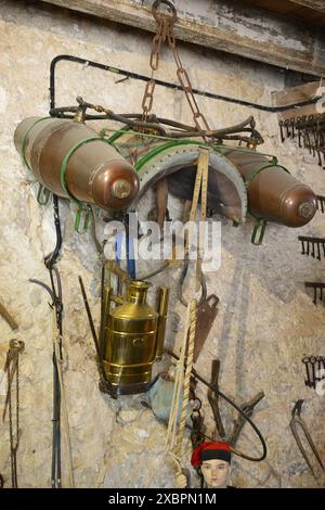 Weingut der Familie Sabaté i Coca in der Region Alt Penedès in der Provinz Barcelona, ​​Catalonia, Spanien Stockfoto