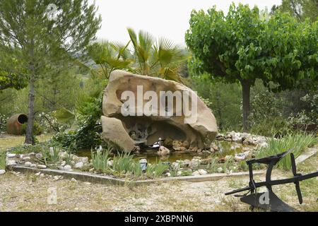 Weingut der Familie Sabaté i Coca in der Region Alt Penedès in der Provinz Barcelona, ​​Catalonia, Spanien Stockfoto