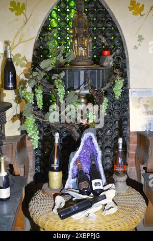 Weingut der Familie Sabaté i Coca in der Region Alt Penedès in der Provinz Barcelona, ​​Catalonia, Spanien Stockfoto