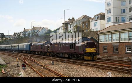 Der Spring Cornish Explorer Zug von Dorridge nach Penzance und Rückfahrt am 4. Mai 2024 Stockfoto