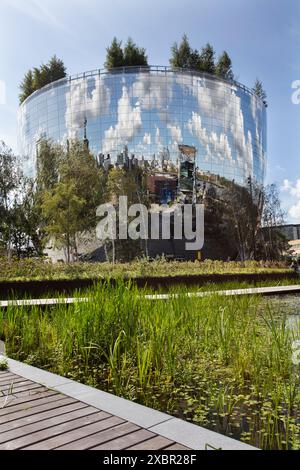 Rotterdam, Niederlande – 1. September 2022 : das Depotgebäude des Museums Boijmans van Beuningen zur Lagerung und Ausstellung von 150,000 Kunstwerken Stockfoto