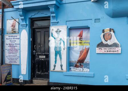 Bridlington Harbour Heritage Museum, Besucherattraktion am Meer in East Yorkshire, England, Großbritannien Stockfoto