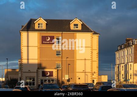 Premier Inn Hotel Unterkunft in Bridlington, einer Küstenstadt in Yorkshire, England, Großbritannien Stockfoto