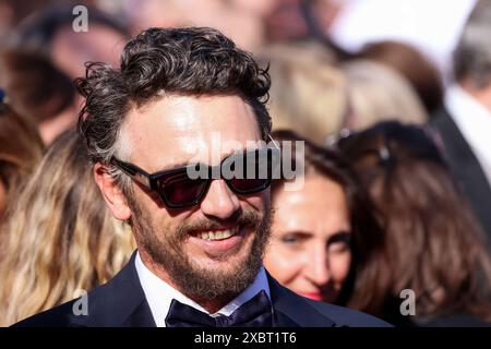 Cannes, Frankreich. Mai 2024. James Franco kommt zu der Premiere des Films 'Emilia Perez' im Palais de Festival im Rahmen der 77. Internationale Filmfestspiele von Cannes. Quelle: dpa/Alamy Live News Stockfoto