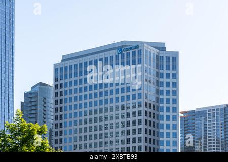 SAP Concur Hauptsitz in Bellevue, WA, USA. Stockfoto