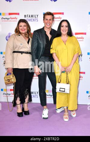 Alina Wichmann, Lukas sauer und Miyabi Kawai bei der Ernsting's Family Fashion Show 2024 im Hotel Atlantic. Hamburg, 11.06.2024 Stockfoto