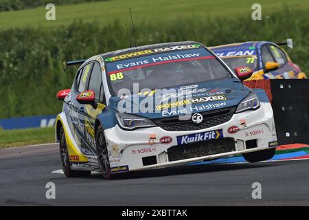 Mikey Doble, Vauxhall Astra, Evans Halshaw Power Maxed Racing, BTCC, British Touring Car Championship, Runden zehn, elf und zwölf der 2024 Meere Stockfoto