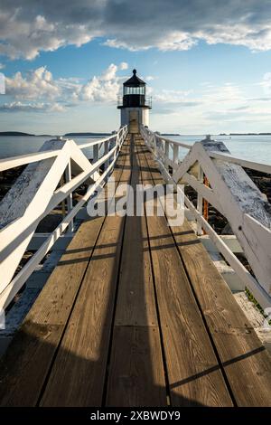 Marshall Point in Maine Stockfoto