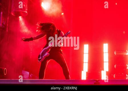 Emma Anzai von Evanescence Stockfoto