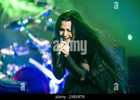 Amy Lee von Evanescence Stockfoto