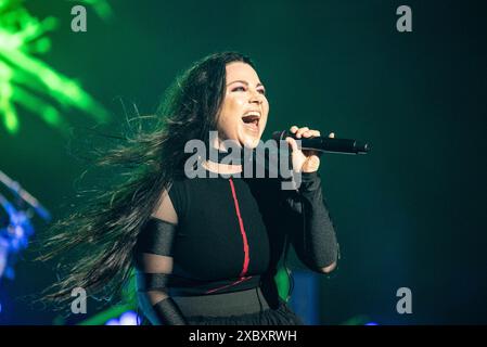 Amy Lee von Evanescence Stockfoto