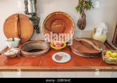 Miguel Hernández House Museum, wo der Dichter mit seiner Familie von 1914 bis 1934 in der Stadt Orihuela lebte, in der er geboren wurde, Alicante, Spanien. Stockfoto